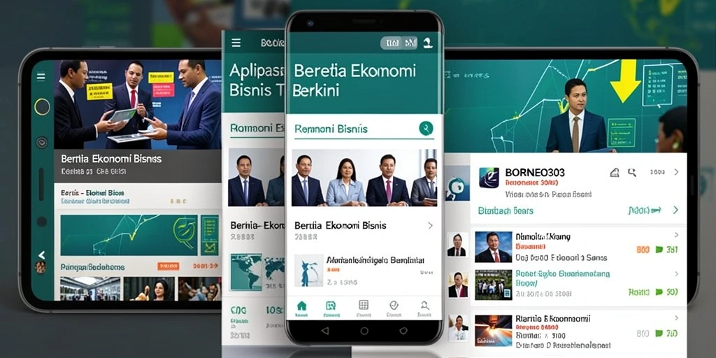 Antarmuka sederhana dan informatif dari aplikasi BORNEO303.