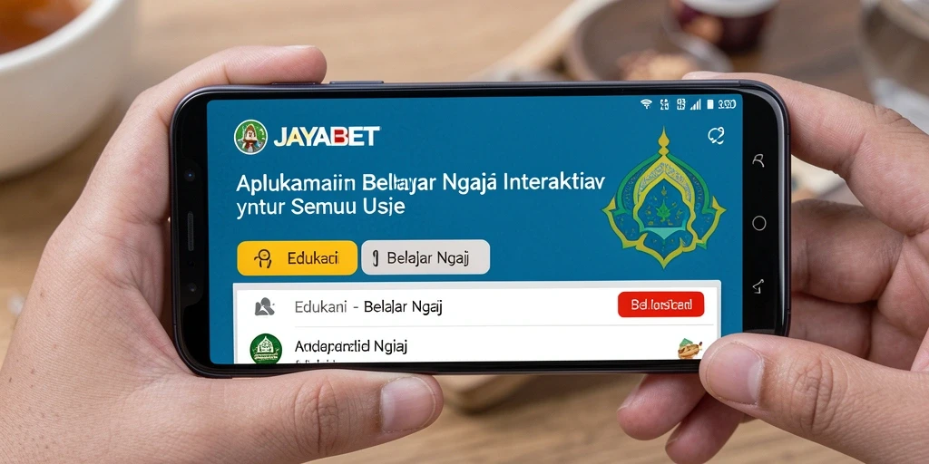 Antarmuka pengguna JAYABET yang ramah dan interaktif.