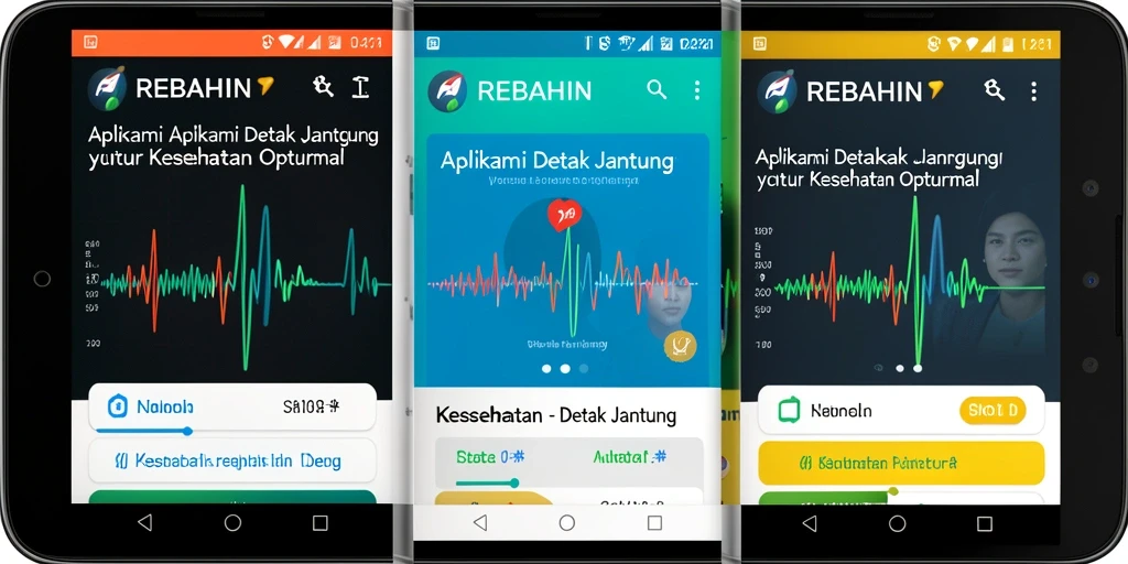 Tampilan antarmuka aplikasi REBAHIN yang intuitif dan fungsional.