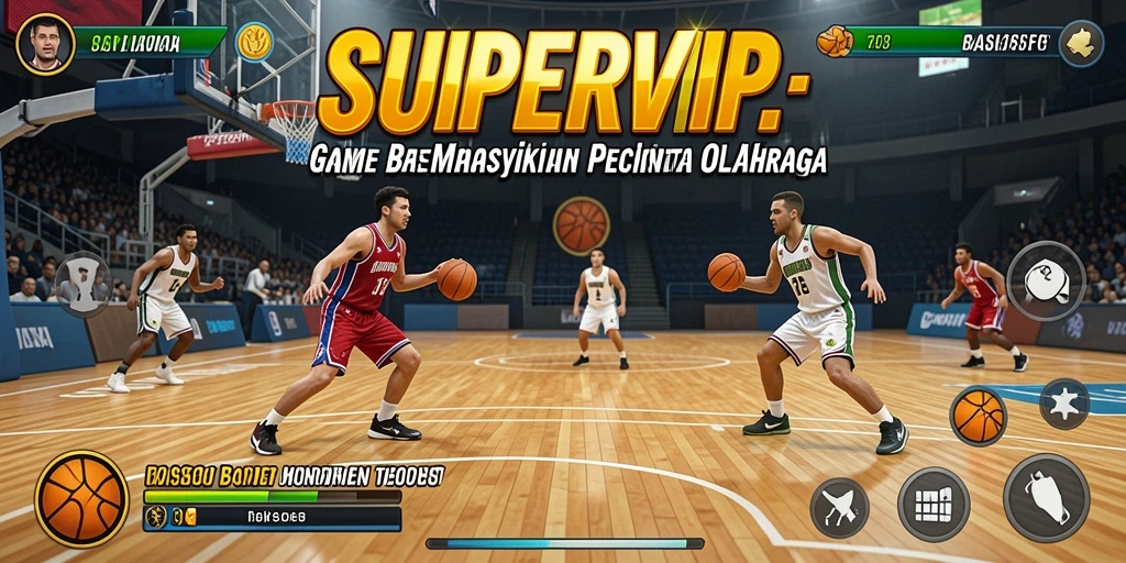 Tampilan antarmuka SUPERVIP dengan fungsi basket yang interaktif.