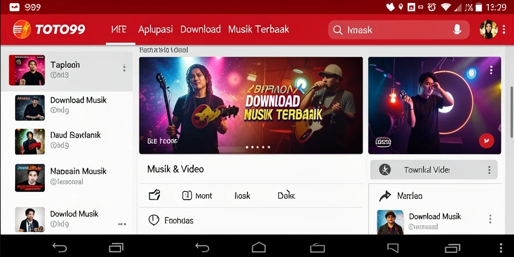 Antarmuka TOTO99 yang bersih dan intuitif untuk Download Musik.