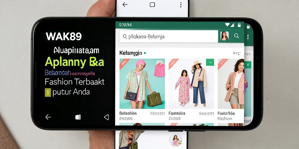 Tampilan antarmuka aplikasi WAK89 yang menarik dan user-friendly.